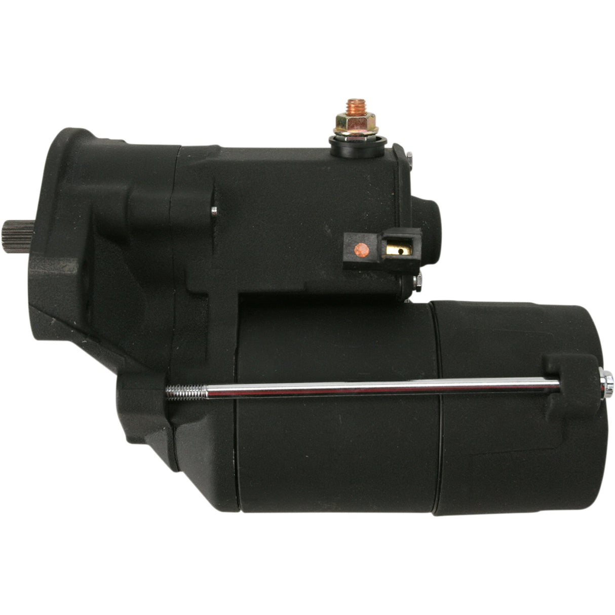 Terry Components Starter Motor Harley Davidson Black Wrinkle - 774594 For Harley Motorcycles 1994-2006
