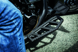 Kuryakyn 3575 Riot Brake Pedal Pad FL Models Satin Black