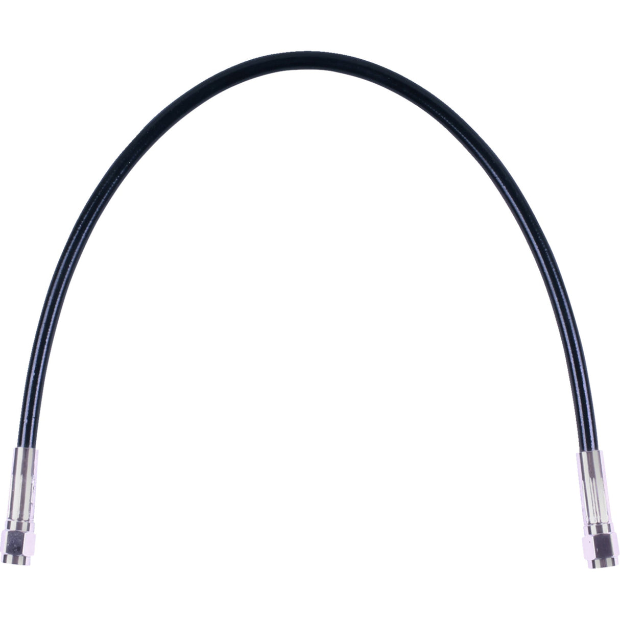 MAGNUM SHIELDING Universal XR Brake Line - Black w/ Chrome Fittings
