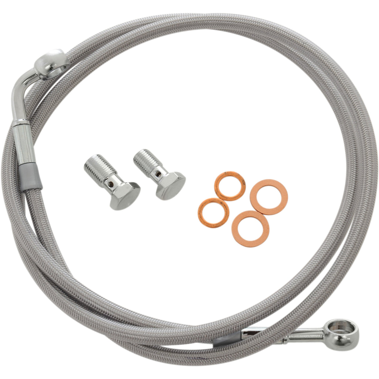 GOODRIDGE HD9209-J HD9209-J OEM-Style Brake Line Kit Brake Line Kit - Softail/Dyna