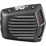 K & N 1010-2290 RK-3955 Street Metal Air Intake Kit shaker - black - m8