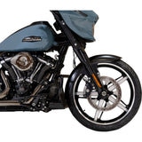 Klock Werks Tire Hugger Front Fender For Dresser Black 21" HD Touring - KWF-01-0321 For Harley Touring 2023-2026