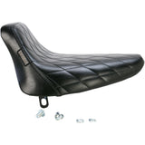 LePera Bare Bones Solo Seat Diamond Stitch Black - LN-007DM For Harley Softail 1984-1999