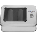 FIGURATI DESIGNS 3550-0344 FD27-DC-2545-BK Docking Covers american flag skull - contrast cut - black