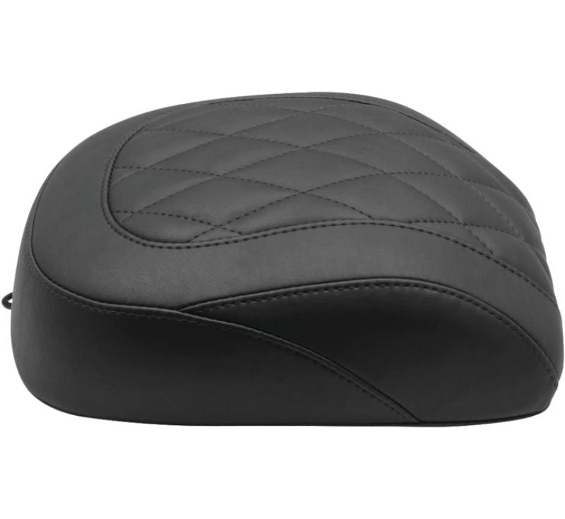 Mustang Motorcycle Breakout Wide Tripper Solo Passenger Seat Diamond Stitch Black - 83063 For Harley Softail 2018-2020