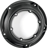 Performance Machine Vision Derby Cover W Bezel Black Ops - 0177-2083M-SMB For Harley Touring 2016-2021