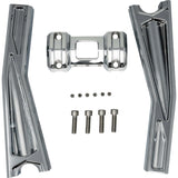 KODLIN USA 0602-1554 KUS55134 Ascent Pro Risers pullback - 10" - chrome