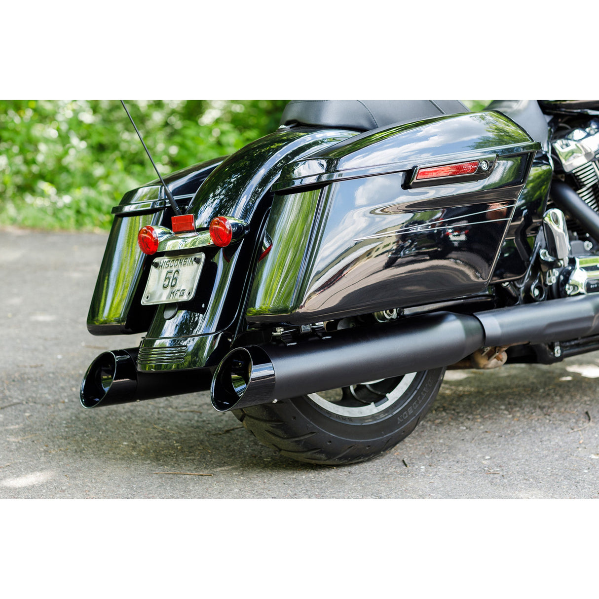 S&S Cycle 4-1/2" MK45 Cutlass Performance Mufflers - 550-1010 For Harley Touring 2017-2026