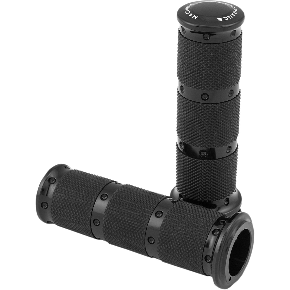 Performance Machine Contour Grips - 0063-2086-B For Harley Motorcycles 1980-2020