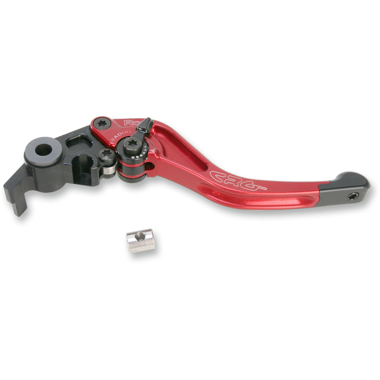 CRG RC2 Shorty Brake Lever Red - 2RB-517-H-R For Ducati Motorcycles 2003-2020 | Aprilia Motorcycles 2009-2019