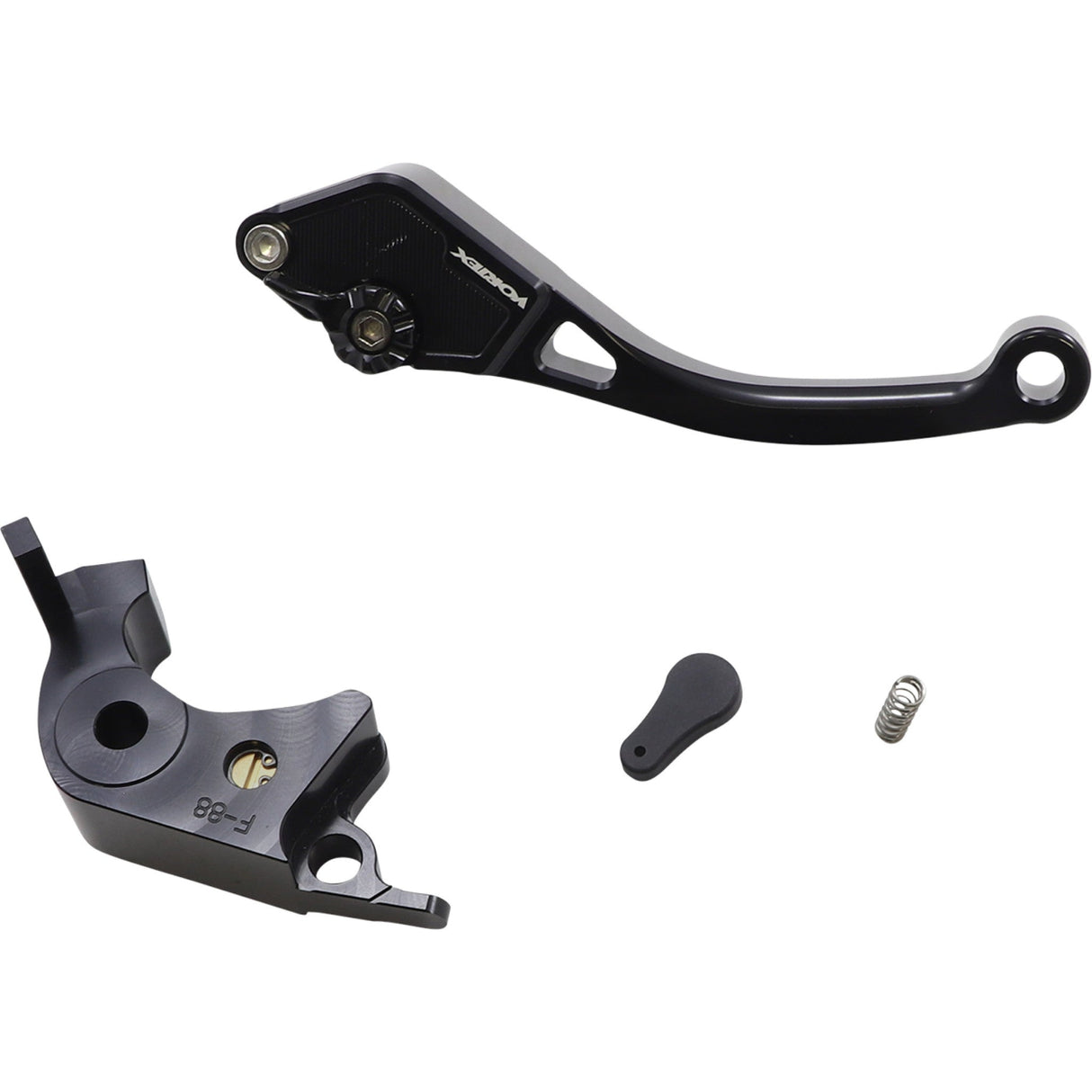VORTEX 0614-0967 LVB165 Race Short Brake Lever 2.0 Brake Lever - Short - Black