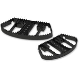 Burly Brand MX Style Driver And Passenger Floorboards Black - B13-1051B For Harley Motorcycles 1987-2026