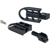 BILTWELL Mushman Footpegs Standard - Black Electroplated