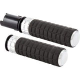 Arlen Ness SpeedLiner Grips TBW Chrome - 500-063 For Harley Touring 2023-2026