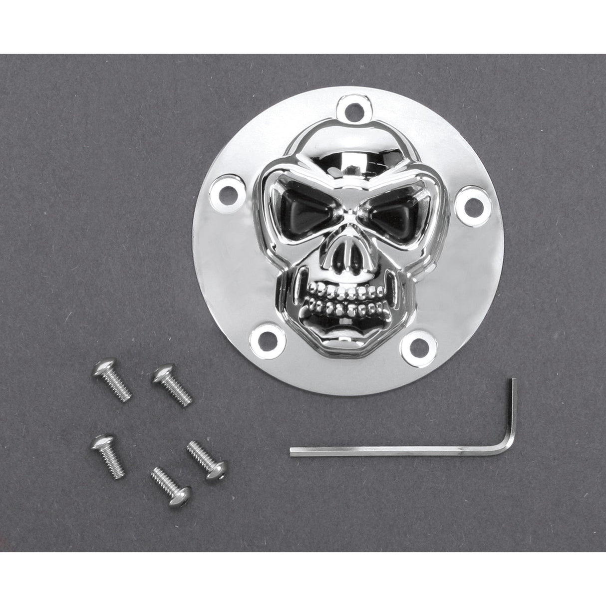 DRAG SPECIALTIES 1902-0181 3-D Skull Points Cover twin cam