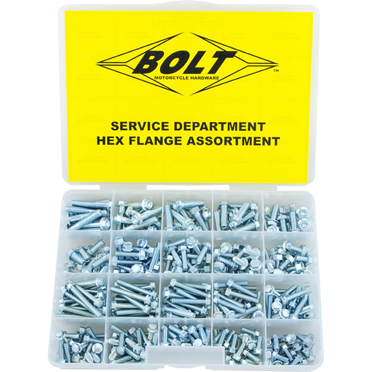 BOLT 2402-0135 SVCFLANGE Flange Bolt Service Department Assortment Bolt Assortment - Flange - 352-Piece