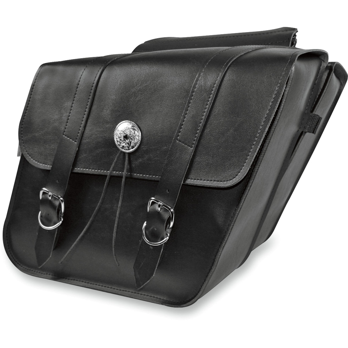 WILLIE & MAX LUGGAGE 3501-0140 58700-00 Slant Saddlebags Slant Saddlebag - Black