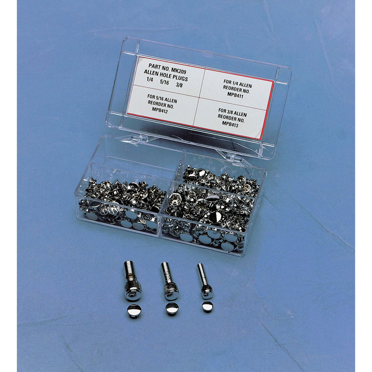 DRAG SPECIALTIES DS-190979 End Plug Assortment Assortment - Socket Head Plug - Tray