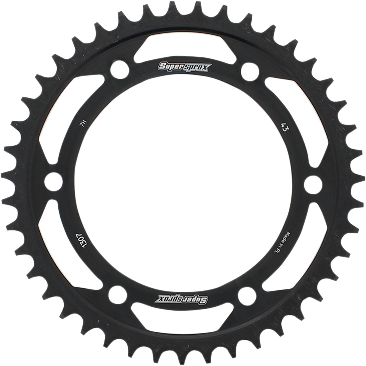 Supersprox Sprocket - RFE-1307-43-BLK Honda CBR600F4 / CBR600RR 2001-2016