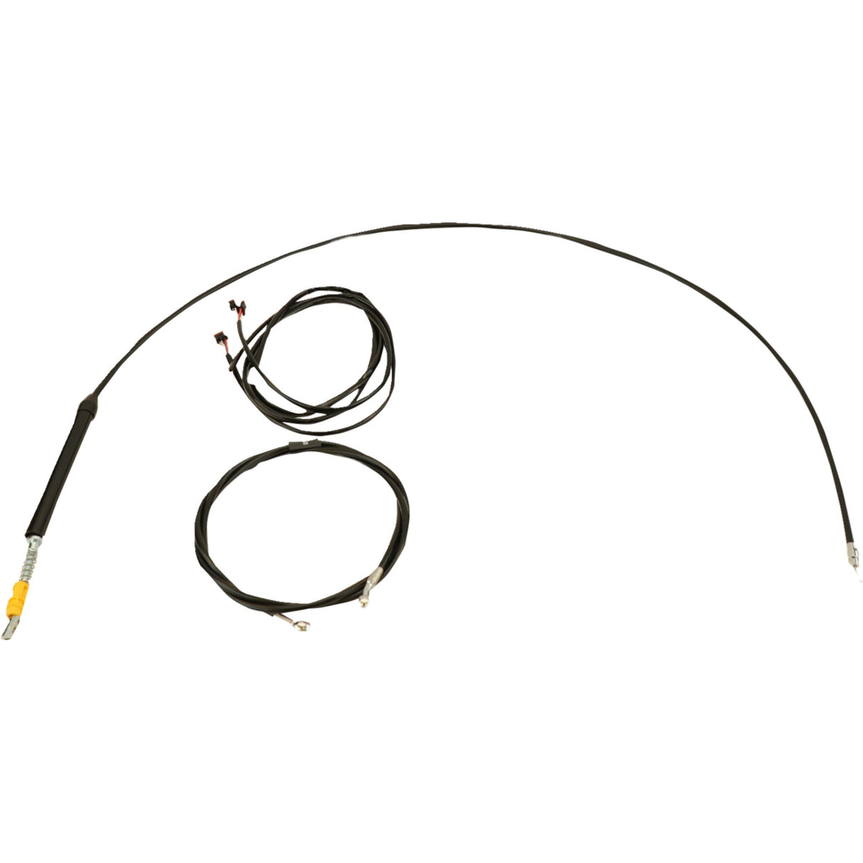 LA Choppers Complete Plug-And-Play Cable Kit Upper 15" 17" Handlebars Black - LA-8063KT3-16B For Harley Touring 2023-2026