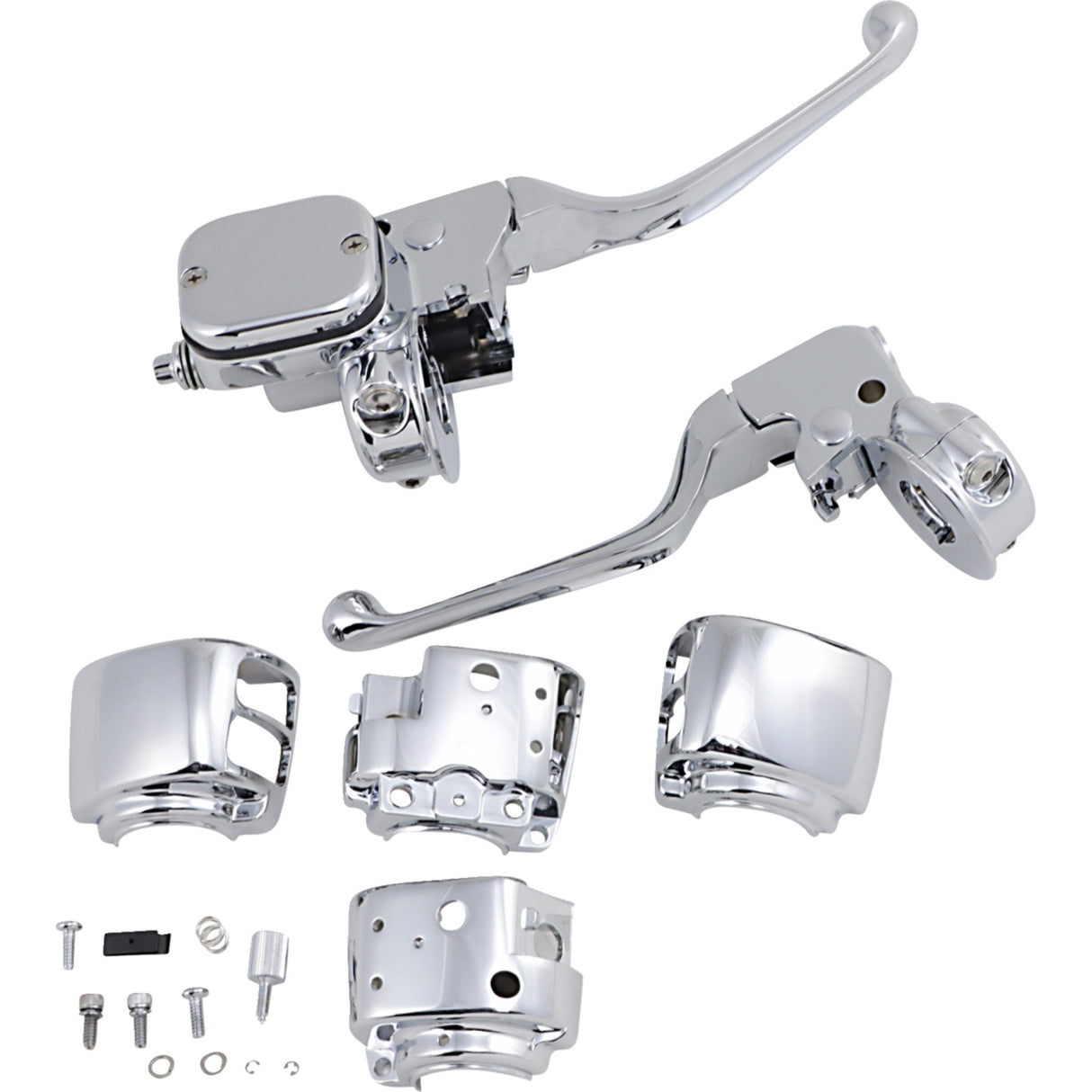 DRAG SPECIALTIES Handlebar Control Kit with Mechanical Clutch Controls - 11/16" Master Cylinder '96 '11