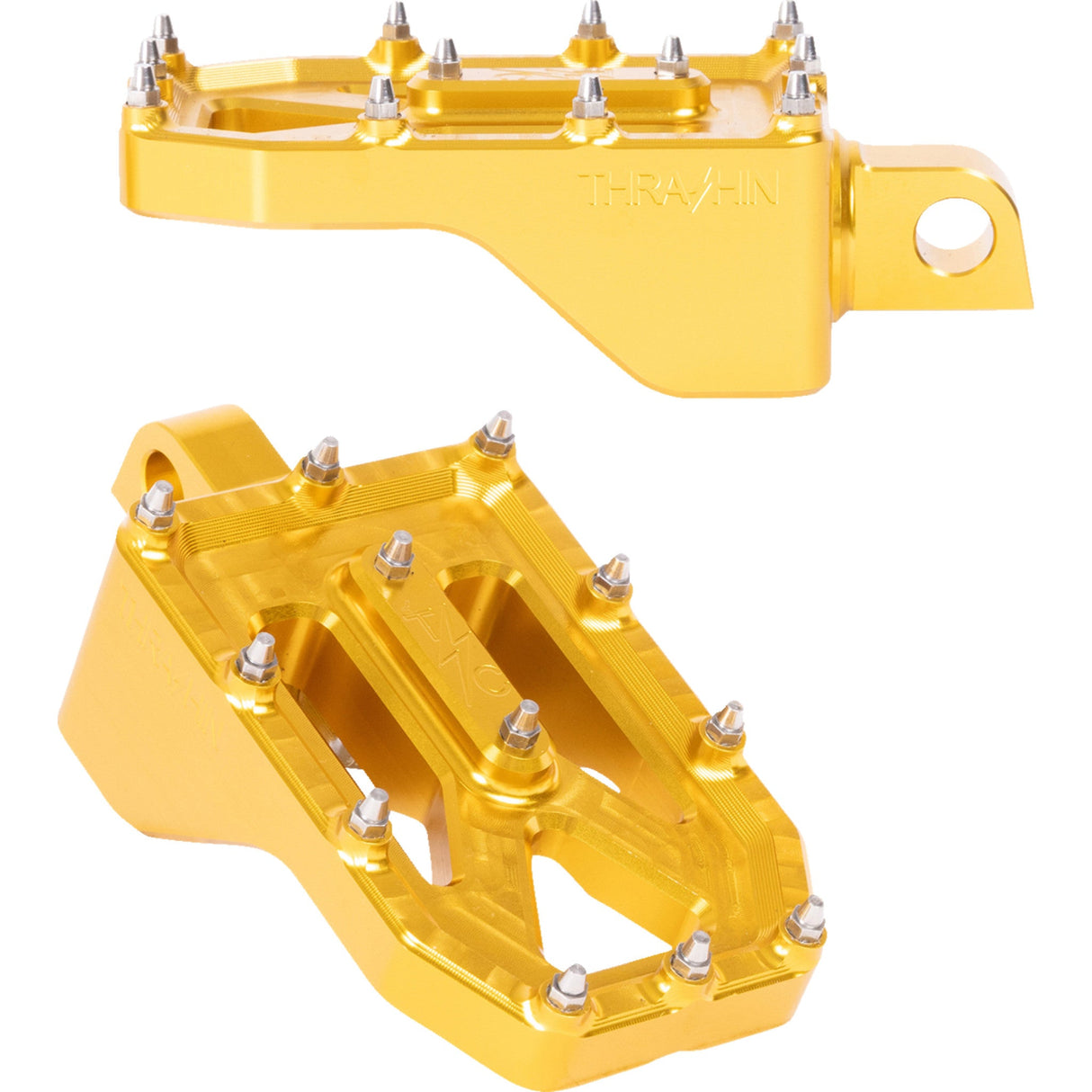 Thrashin Supply Co. Aggressor Footpegs - TSC-2022-5-D For Harley Motorcycles 1972-2025