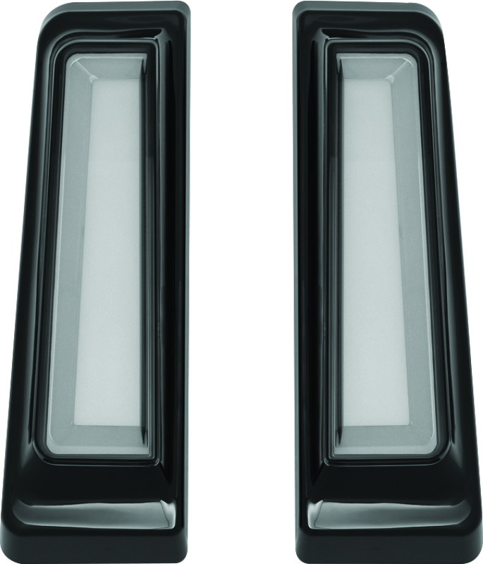 Kuryakyn Tracer L.e.d. Inserts For Saddlebag Supports Black - 2901 For Harley Touring 2014-2021