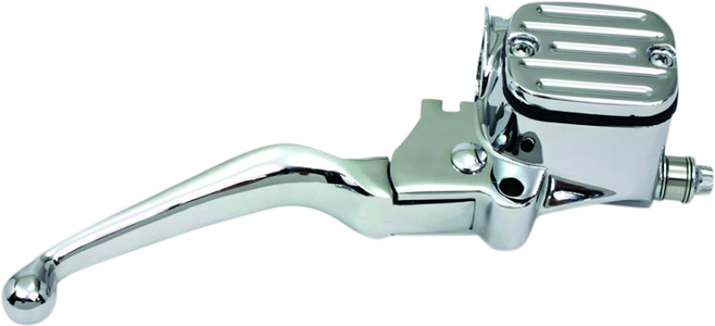 Bikers Choice 489988 Chrome 96-07 FL 96-10 ST Dyna 96-03 XL 9/16 Bore Chopped Handlebar Master Cylinder
