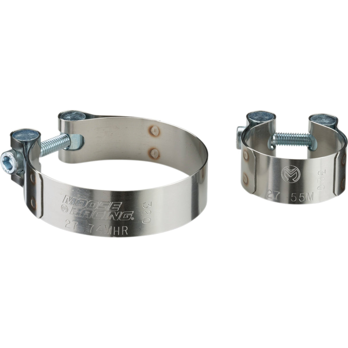 MOOSE OFFROAD 1861-0685 212-2767 Stainless Steel Exhaust Clamp Exhaust Clamp - 2.19"