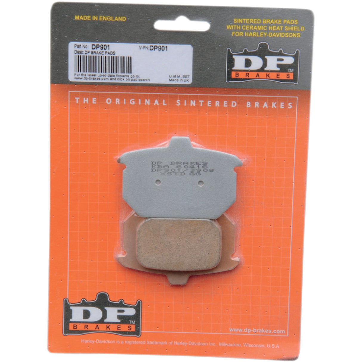 DP Brakes Sintered Metal Harley Buell Brake Pads For Harley 1982-1987