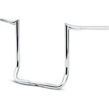 LA Choppers 1-1/4" Prime Ape Bagger Handlebar 18" Chrome - LA-7352-18 For Harley Touring 1983-2022