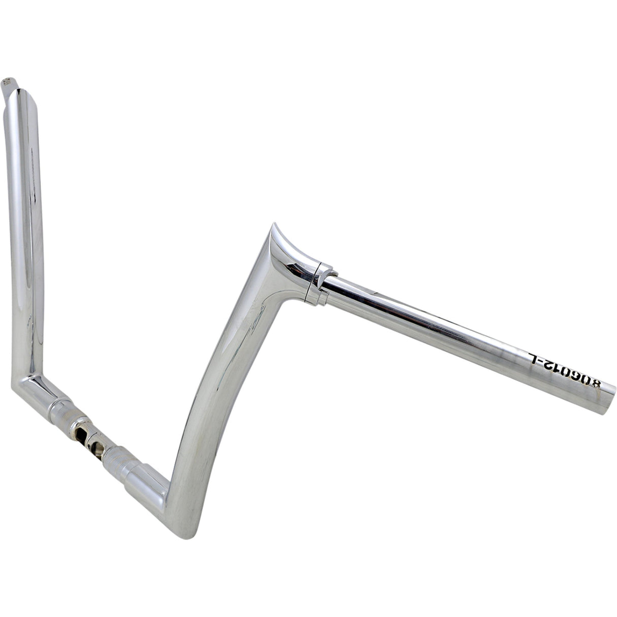 FAT Baggers INC. 1-1/2" EZ Install Pointed Top Handlebar 12" Chrome - 806012 For Harley Road Glide 2015-2020