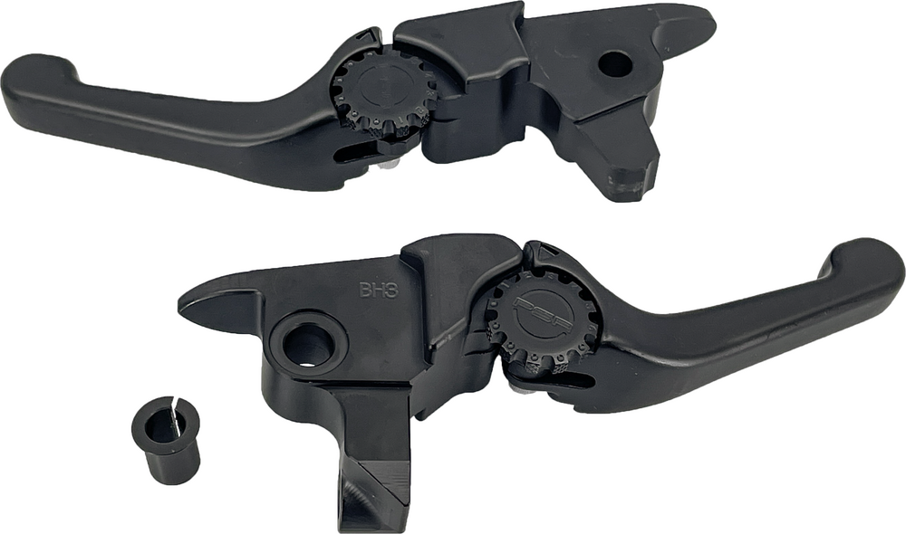 Psr Anthem Shorty Lever SET Black FLT Hydraulic Clutch - 12-01661-22 For Harley Touring 2017-2020