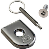 SADDLEMEN 0820-0154 8910C Security Seat Screw chrome