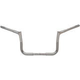 FAT Baggers INC. 1-1/4" EZ Install Pointed Top Handlebar 10" Chrome - 905010 For Harley Touring 1986-2022