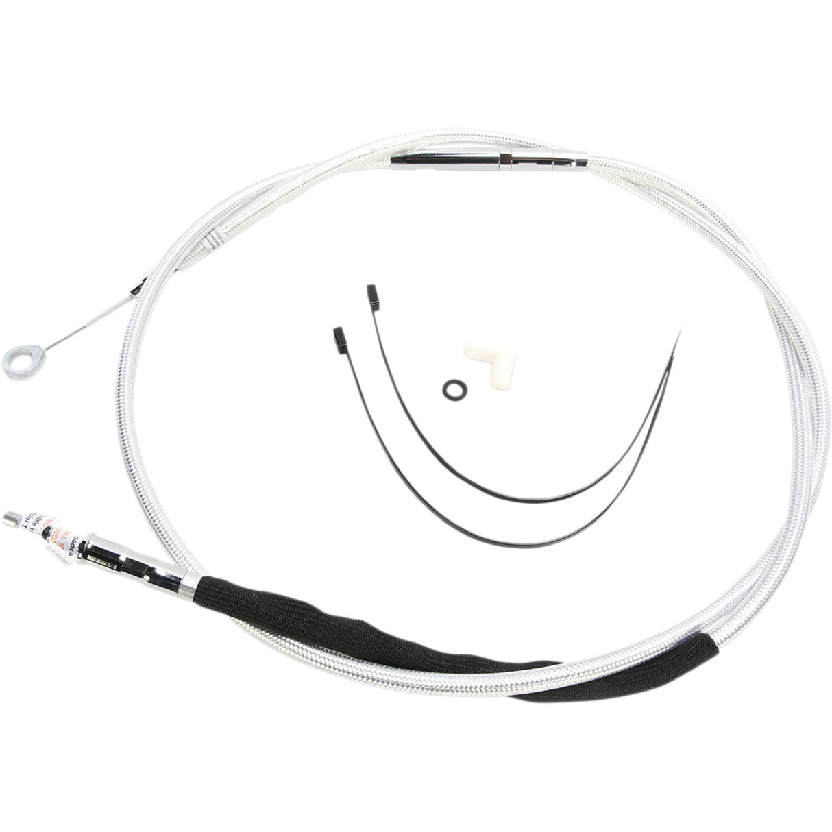 Magnum Shielding High-Efficiency Braided Sterling Chromite II® Clutch Cable /16" - 322312HE For Harley Touring 2008-2013