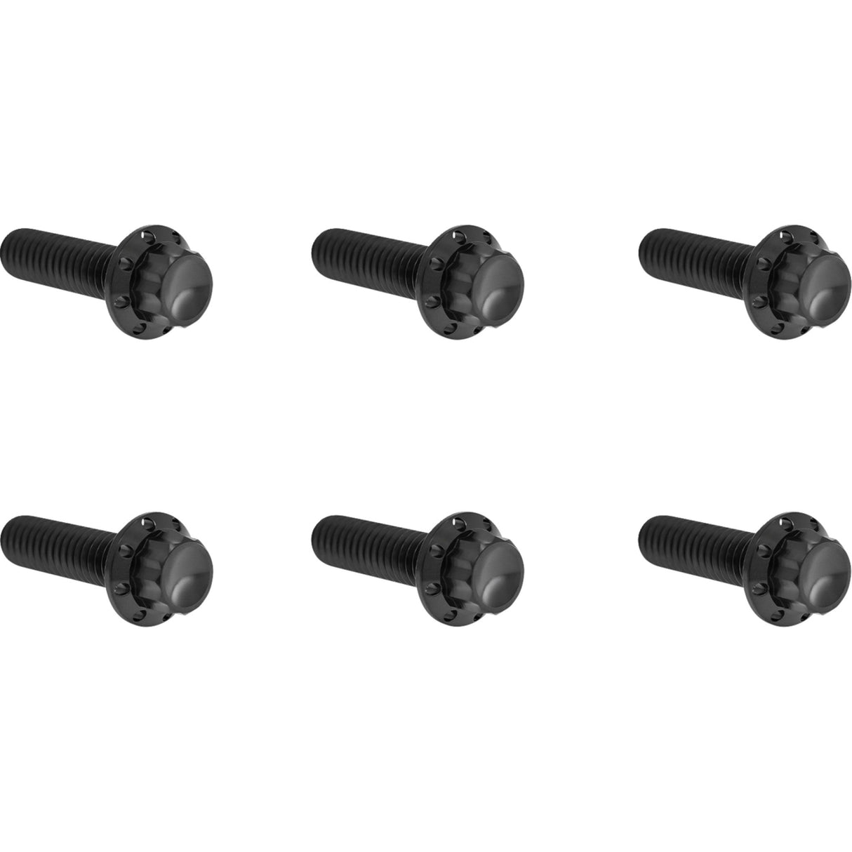 Arlen Ness Transmission Top Cover Titanium 12-Point Bolt Kit 12-Point Titanium Black - 300-948 For Harley Motorcycles 2007-2025