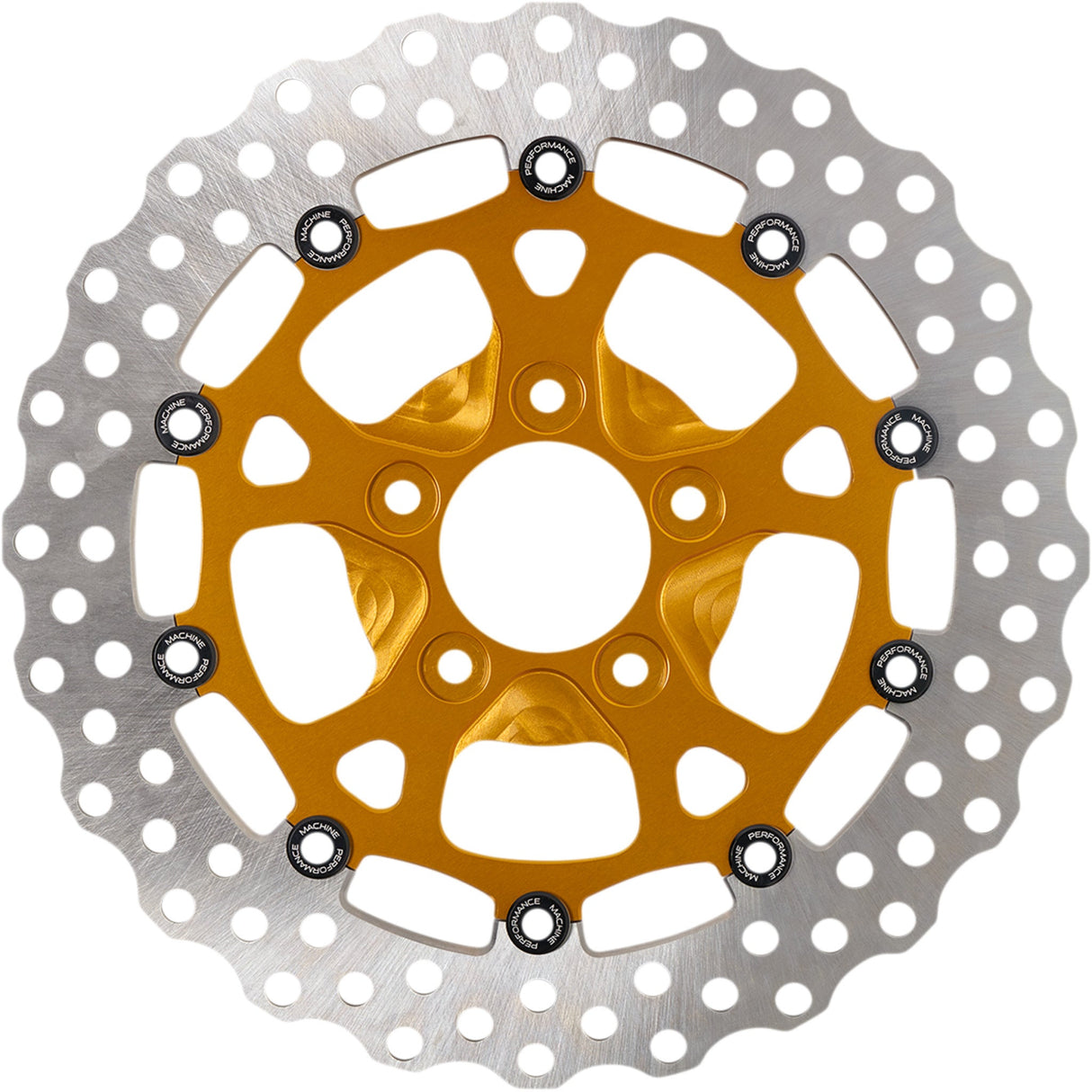 Performance Machine Brake Rotor - 0133-1806S-G For Harley Motorcycles 2006-2020
