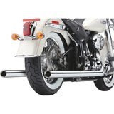 Cobra Bad Hombre Duals 2-Into-2 Exhaust System - 6984 For Harley Softail 1997-2006