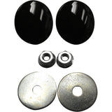 LA Choppers Fairing Mirror Hole Plugs Black - LA-9001-00B For Harley Motorcycles 1996-2022