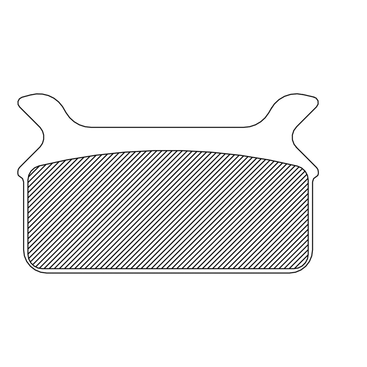 Drag Specialties Brake Pad - DS-325008 For Harley Touring 1986-1999
