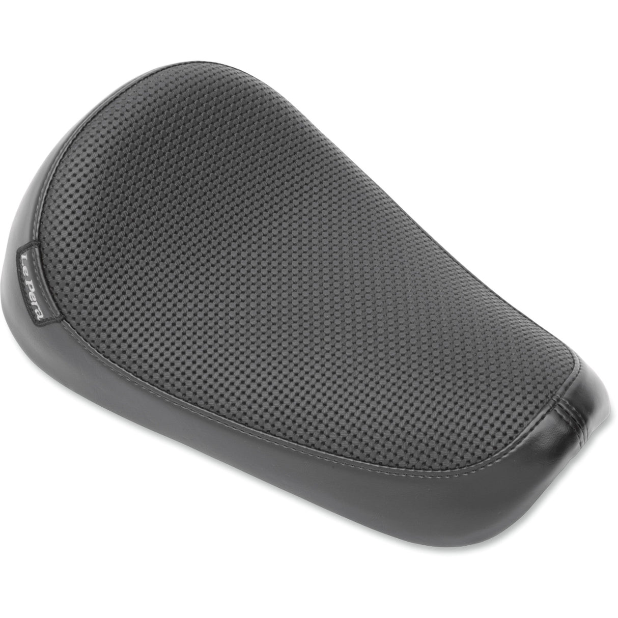 LePera Silhouette Solo Seat Basketweave Black - L-876 For Harley Sportster 1982-2003