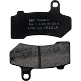EBC Organic Harley Buell Brake Pads - FA409 For Harley Motorcycles 2006-2024