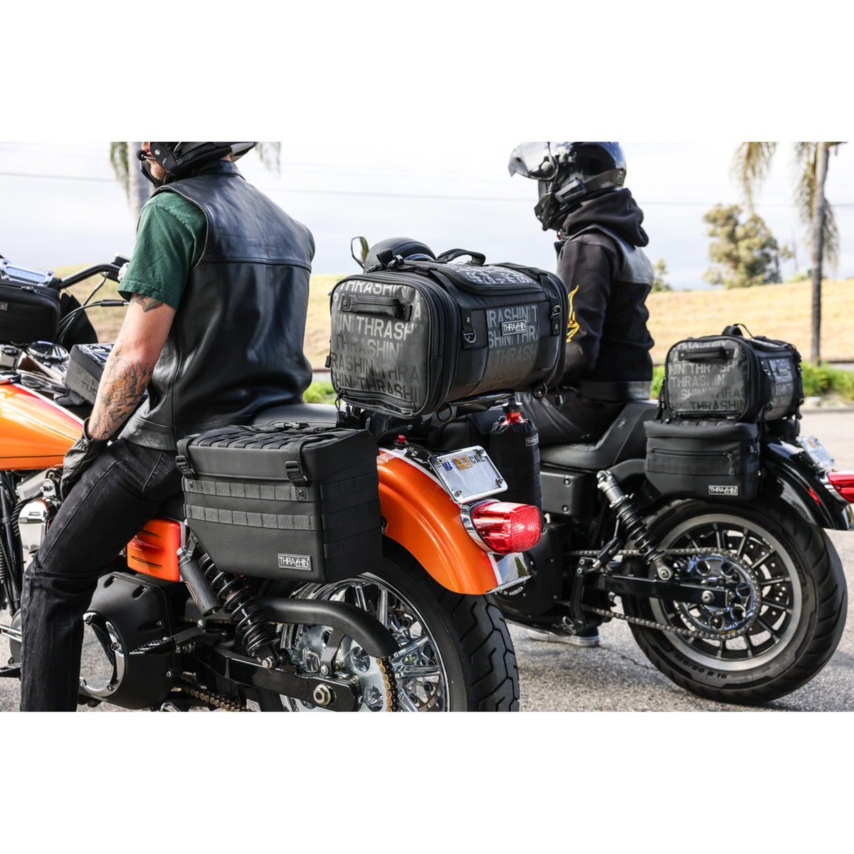 Thrashin Supply Co. Saddlebag - TSB-0008 For Harley Motorcycles 1982-2023