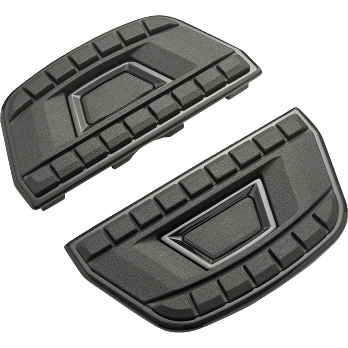 Ciro Chicane™ Floorboard Inserts Passenger Black - 61820 For Harley Touring 2006-2026
