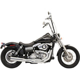 Bassani Xhaust Road Rage II B1 Power 2-Into-1 Exhaust System - 1D18R For Harley Dyna 1991-2017