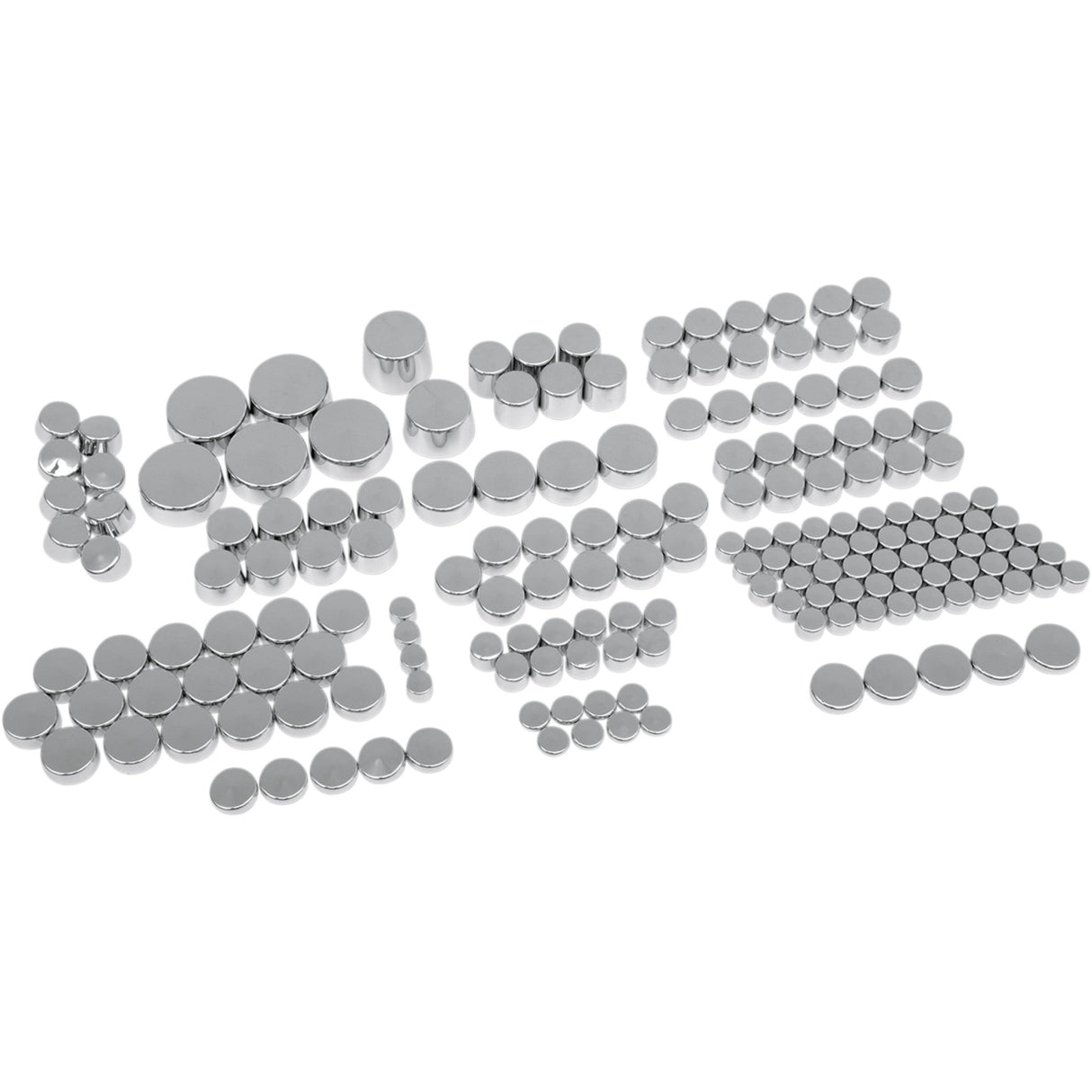Drag Specialties Deluxe Engine Bolt Cover Kit Chrome For Harley Softail / 15th Anniversary 2000-2008