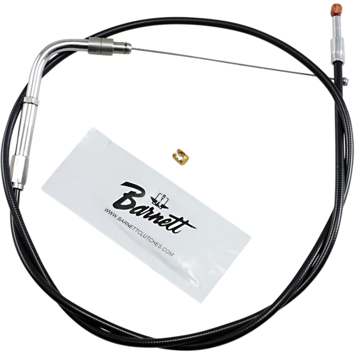 Barnett Black Vinyl Throttle Idle Cable +3" Size 34" Length - 101-30-30012-03 For Harley Softail 2000-2015