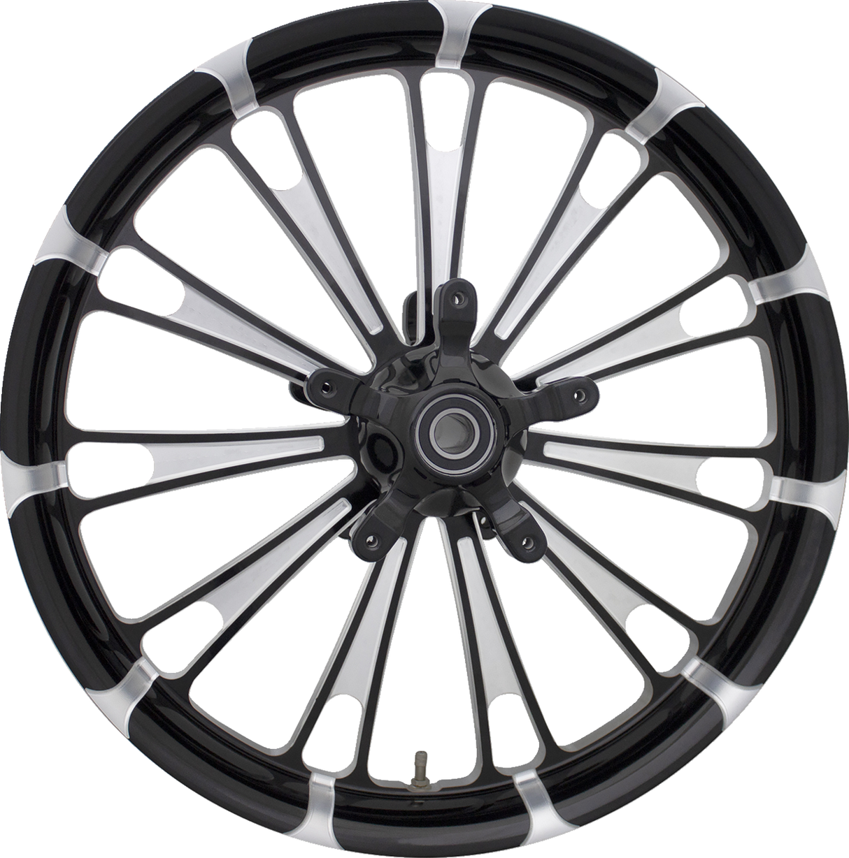 Wheel - Fuel - Rear - Single Disc/with ABS - Black Cut - 16x5.5 - FL - 0202-2198