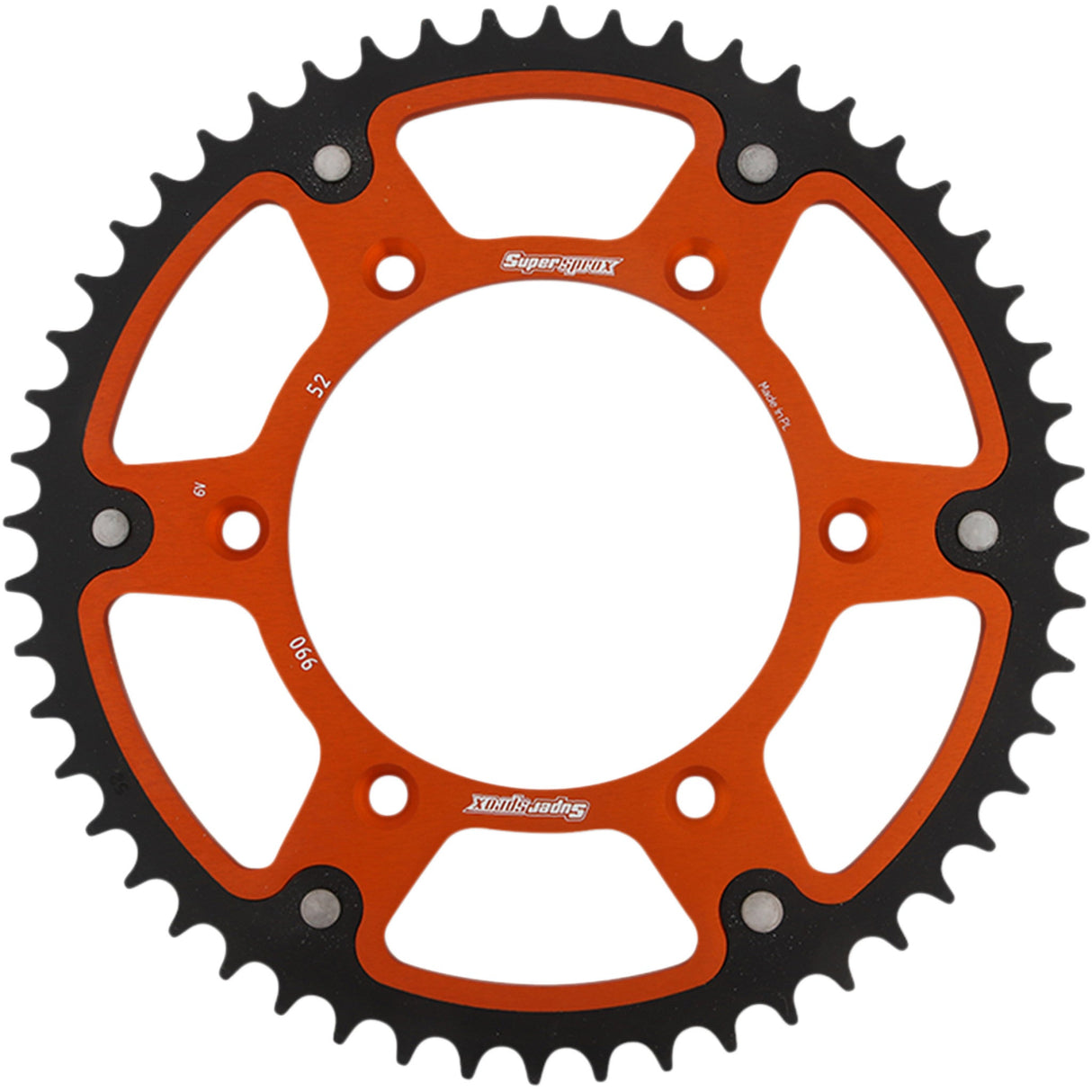 Supersprox Sprocket - RST-990-52-ORG Husaberg Dirt Bikes 2004-2017